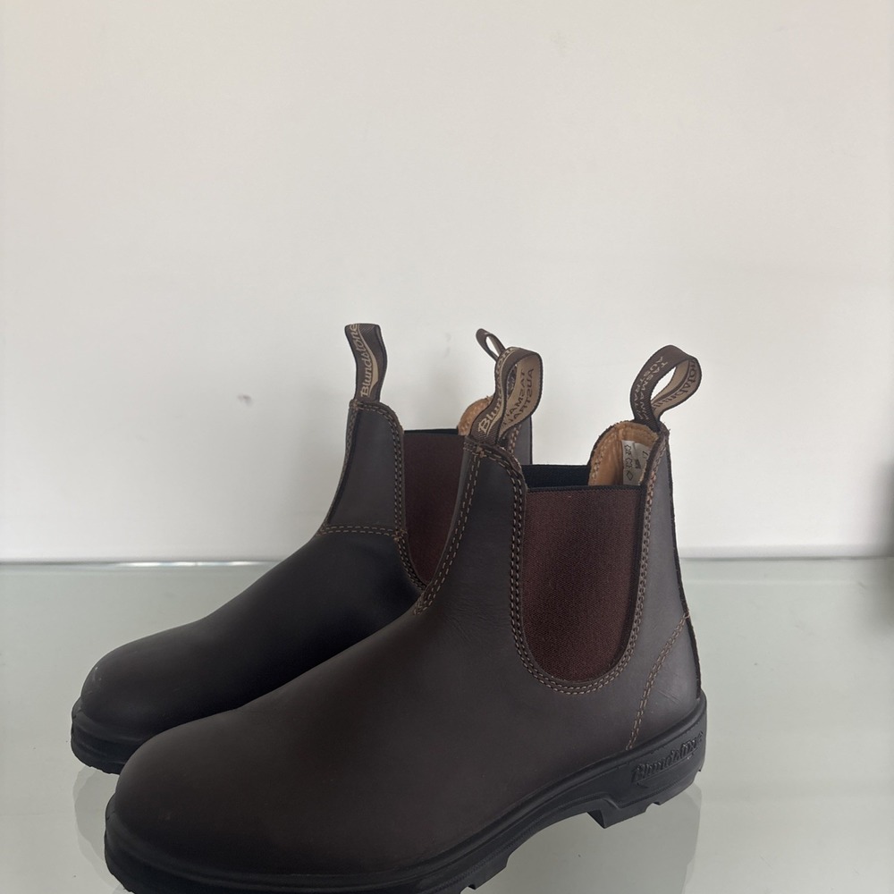 Blundstone 550 Brown Leather Chelsea BOOTS Unisex Womens US 5 1/2